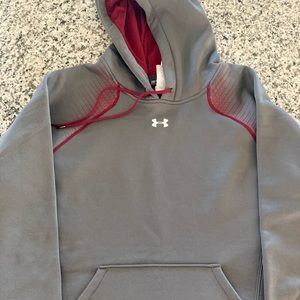 Men Under Armour Sweatshirt Small Gray